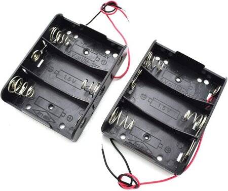 3'lü LR14 Pil Yuvası - 3