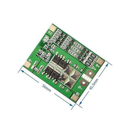 3S 12.6V 25A 18650 Lithium Battery Protection Board With Balance 8MOS - 1