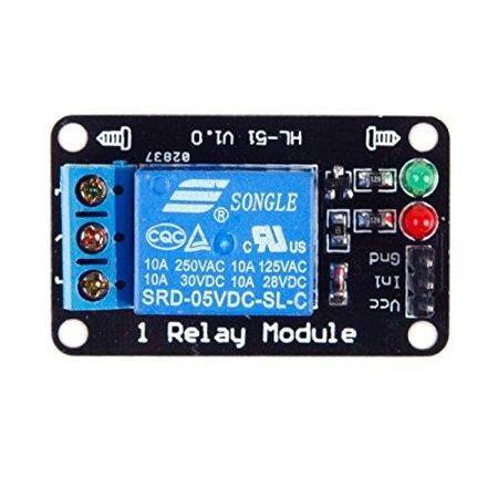 3V 1 Channel Low Level Relay Module Without Light Coupling - 3