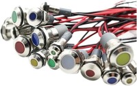 3V 10mm Yellow LED Indicator Light With 20cm Cable - 2