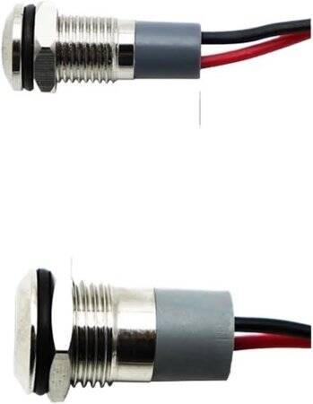 3V 10mm Yellow LED Indicator Light With 20cm Cable - 3