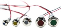 3V 10mm Yellow LED Indicator Light With 20cm Cable - 4
