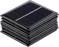 3V 120MA Glue Drop Solar Panel With Lead 15cm Size:55x55mm - 2