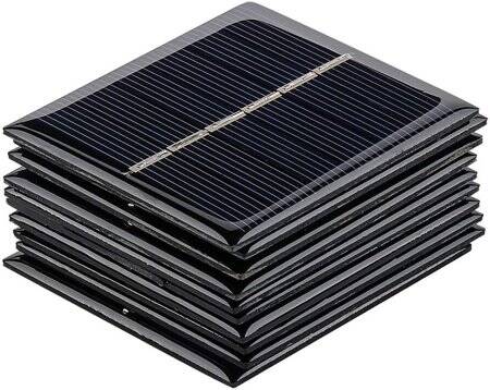 3V 120MA Glue Drop Solar Panel With Lead 15cm Size:55x55mm - 2