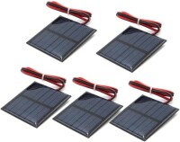 3V 150MA Glue Drop Solar Panel With Lead 15cm Size:60x55mm - 1
