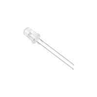 3V 20mA 3mm Şeffaf Sarı Led 28mm Bacak Uzunluğu - 6