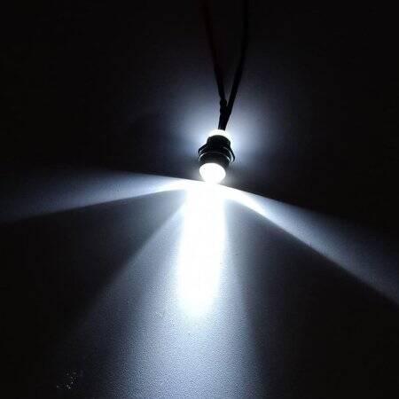 3V 3mm Red LED Indicator Light With 20cm Cable - 1