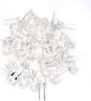 3V 8mm Water Clear RGB Slow Flash LED Indicator Light With 20cm Cable - 5