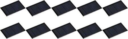 3V 90MA Polycrystalline Drop Solar Panel Size:62x36mm - 1