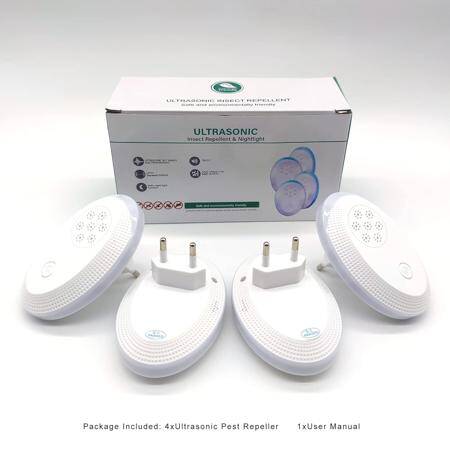 3W Ultrasonic Electronic Pest Repeller EU Plug - 4