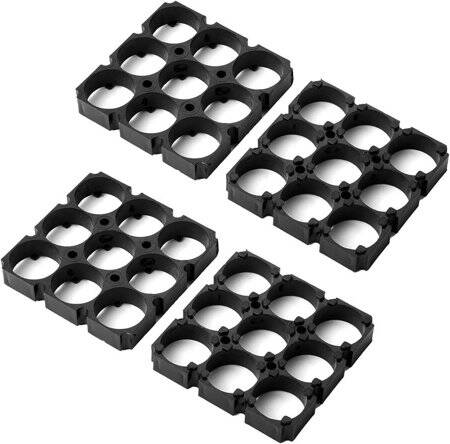 3x3 18650 Battery Holder With 18.5mm Bore Diameter - 2