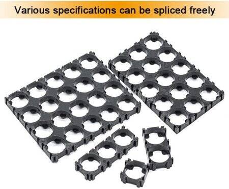 3x4 18650 Battery Holder With 18.5mm Bore Diameter - 5