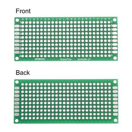 3x7cm Universal PCB Prototype Board Double-Sided 2.54mm Hole Pitch - 2