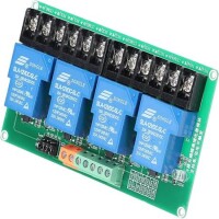 4 Channel Relay Module 30A With Optocoupler Isolation 5V Supports High And Low Triger - 5