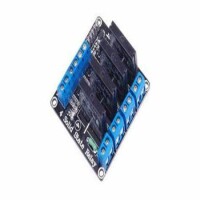 4 Kanal 3-24V Röle Modülü Solid State Yüksek Seviye SSR DC Kontrol DC - Dirençli Sigortalı - 4