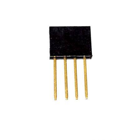 4 Pin Female 11mm Tall Stackable Header Connector - 2
