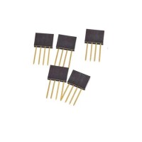 4 Pin Female 11mm Tall Stackable Header Connector - 3