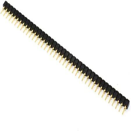 40 Pin 2.54mm Single Row Round Female Pin Header - 1