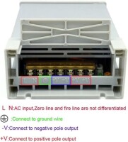 400W 24V 16.7A Yağmura Dayanıklı Güç Kaynağı FY-24-400W - 4