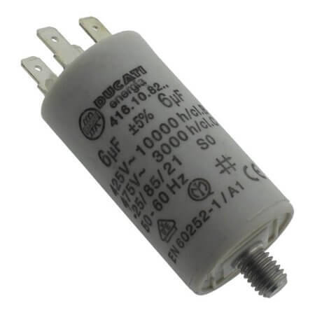 4.16.10.82.64 CAP.POL.6uF 475VAC 30x55 PLASTIC DUCATI - 1
