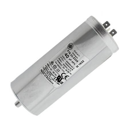 4.16.33.53.29 CAP.POL.40uF 475VAC 50*122 METAL STUD DUCATI - 1