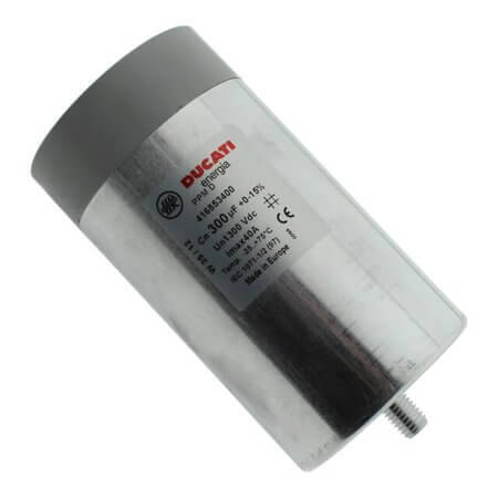 4.16.85.34.00 CAP.POL.300uF 1300VDC 85x155 METAL DUCATI - 1