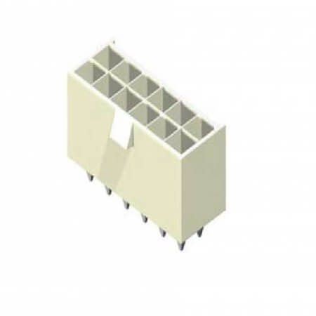 4200SQ-202TW2-L CON.T.B.4.20MM 4PIN (2x2) MALE 180C WAFER SQUARE - 1