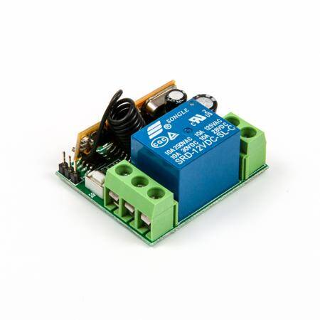 433Mhz 12V 1 Channel Relay Module Wireless Remote Control Switch - 1