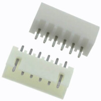 4672-06TSLF CON.T.B.2.50MM 6PIN(1x6) THT V/T MALE WHITE - 1