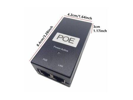 48V 0.5A 100M PoE Injector CN Plug - 2