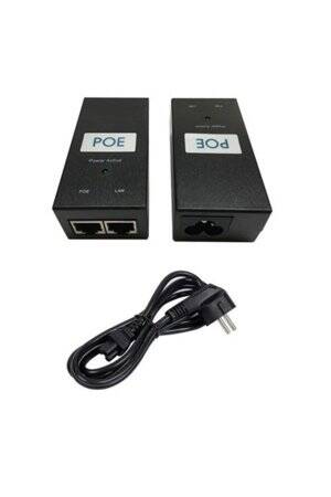 48V 0.5A 100M PoE Injector EU Plug - 1