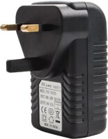 48V 0.5A 100M PoE Injector UK Plug - Silver Network Port - 1