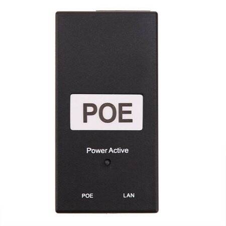 48V 0.5A 100M PoE Injector UK Plug - 4