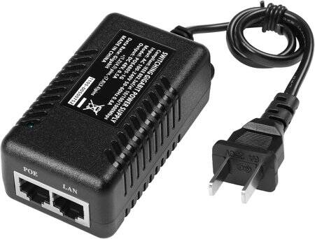 48V 0.5A Gigabit PoE Injector CN Plug - 1