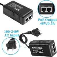 48V 0.5A Gigabit PoE Injector CN Plug - 2