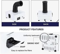 493 ESD Smoke Absorber Fume ExtracTor 16W EU Plug 220V - 3