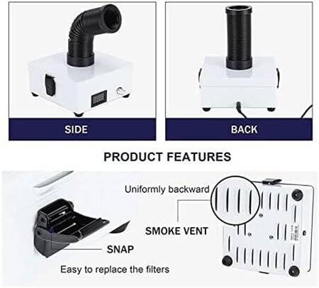 493 ESD Smoke Absorber Fume ExtracTor 16W EU Plug 220V - 3