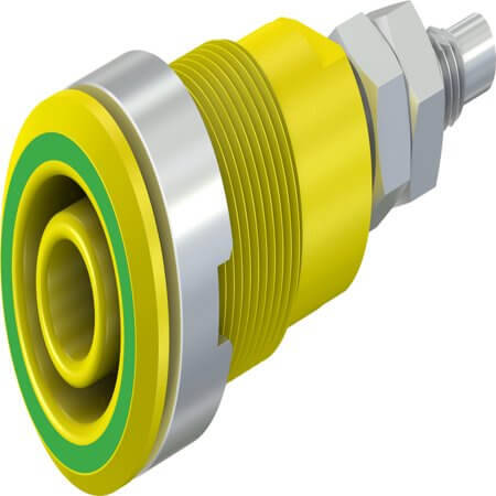 49.7043-20 4 MM SAFETY SOCKET GREEN/YELLOW - 1