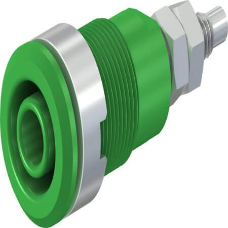 49.7043-25 4 MM SAFETY SOCKET GREEN - 1