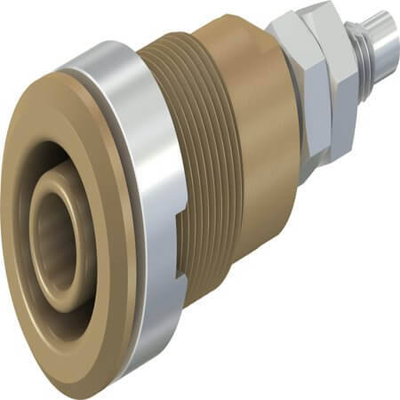 49.7043-27 4 MM SAFETY SOCKET BROWN - 1