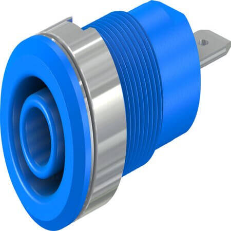 49.7044-23 4 MM SAFETY SOCKET BLUE - 1