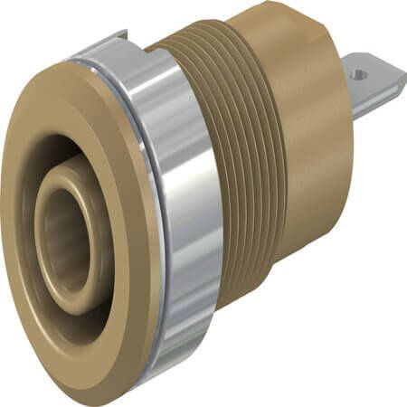 49.7044-27 4 MM SAFETY SOCKET BROWN - 1