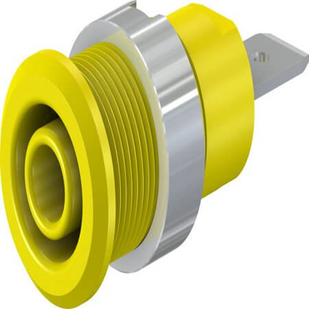 49.7046-24 4 MM SAFETY SOCKET YELLOW - 1