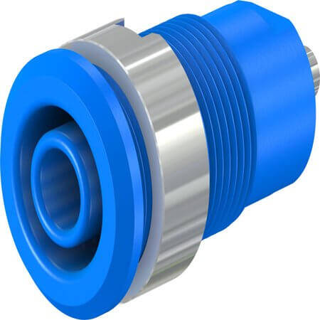 49.7049-23 SOCKET EVC PANEL MOUNT BLUE - 1