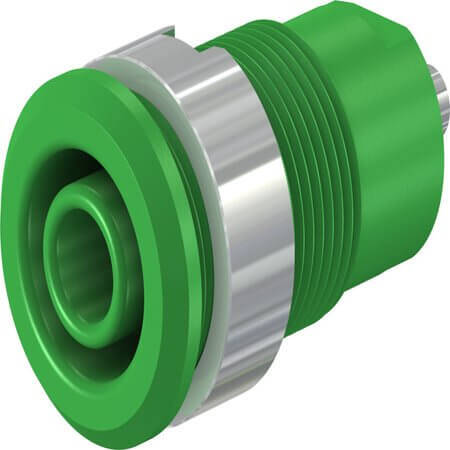 49.7049-25 4 MM SAFETY SOCKET GREEN - 1