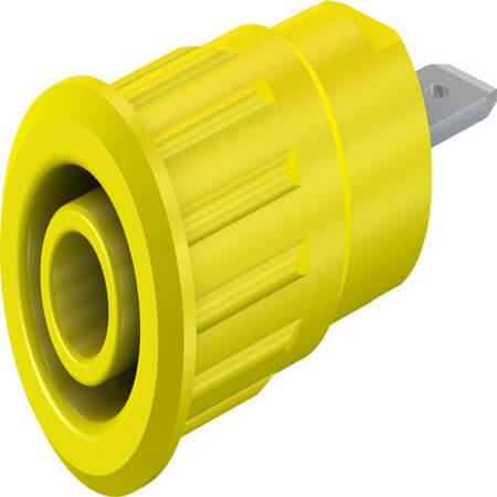 49.7079-24 4 MM SAFETY SOCKET YELLOW - 1