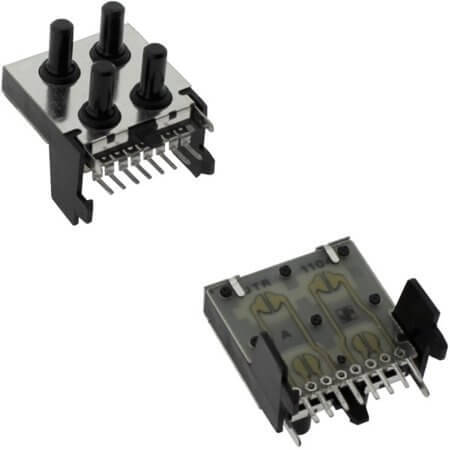 4BUTON TACT SWITCH 23x27 SWITCH TACT 23X27MM 10.00MM THT R/A 8 PIN - 1