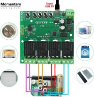 4CH Tuya WiFi Switch Module Intelligent Timing Switch Remote Control - 3
