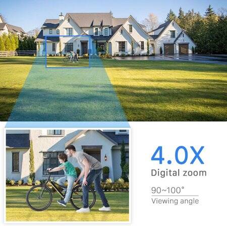 4G Solar Wireless Surveillance Camera - 2 Million WiFi Version No Memory Card - 2