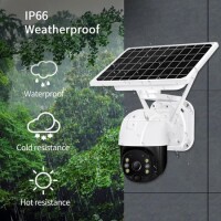 4G Solar Wireless Surveillance Camera - 2 Million WiFi Version No Memory Card - 4